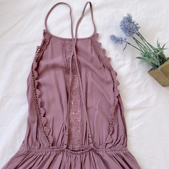Romper, mauve, pink, purple, size XS - Picture 5 of 11